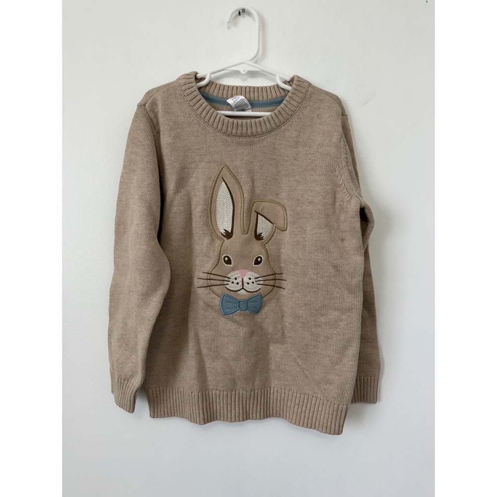 Gymboree Little Boys Easter Bunny Sweater – Tan – Size‎ 8 – NWT